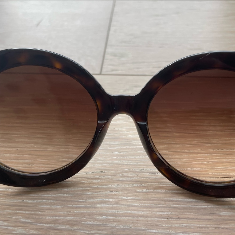 Dark Tortoiseshell Prada Sunglasses - image 6